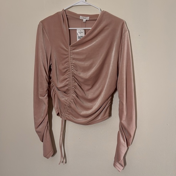 SALE A.L.C. Oryn Sugarcane Velvet Top - Picture 4 of 9